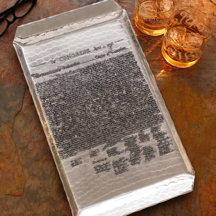 Declaration of Independence Commemorative Tray
