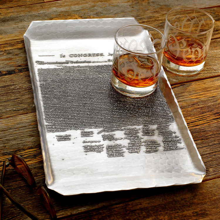 Declaration of Independence Commemorative Tray 