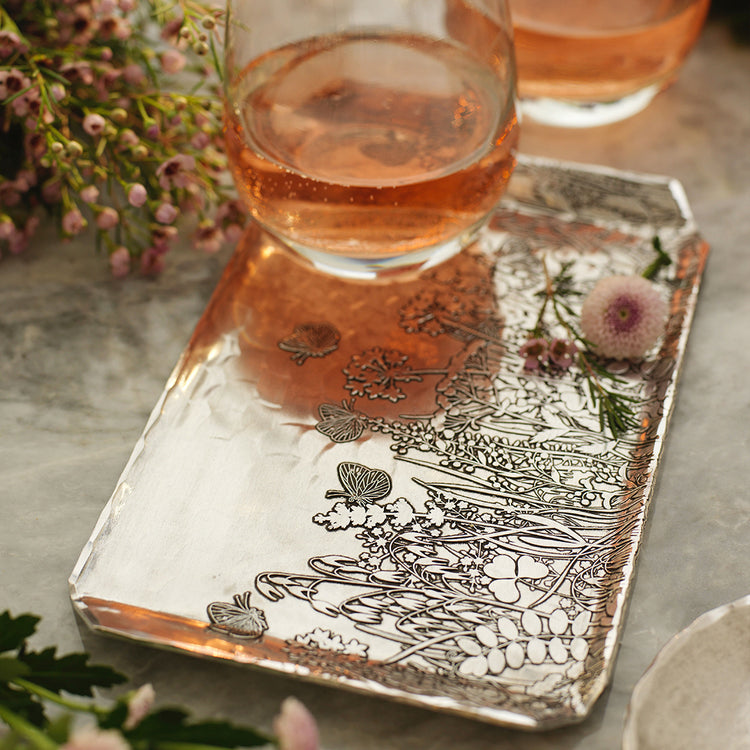 Wildflower Butler Tray 