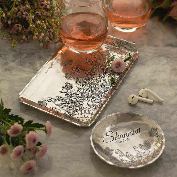 Wildflower Butler Tray