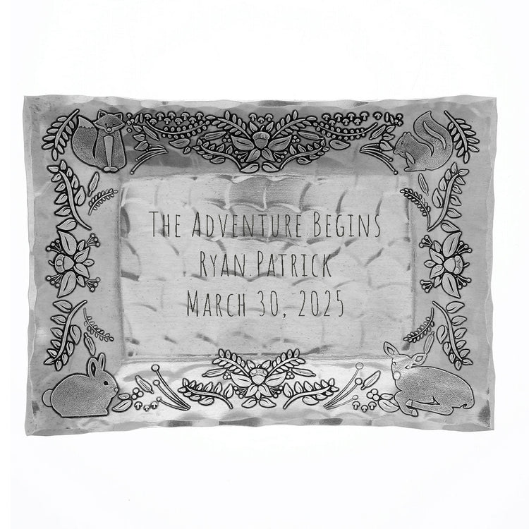 Woodland Baby Announcement Tray 