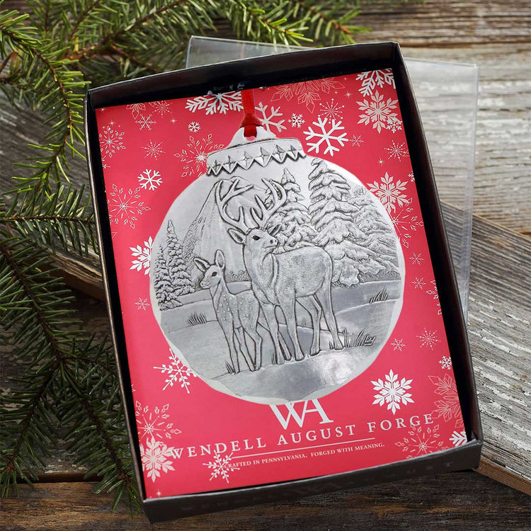 Woodland Deer Ornament - Wendell August Forge