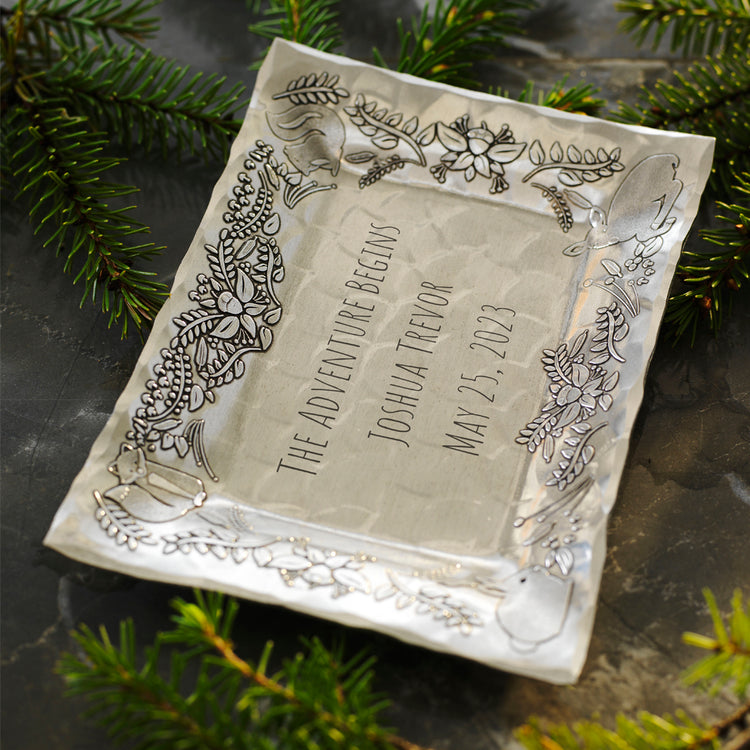 Woodland Baby Announcement Tray