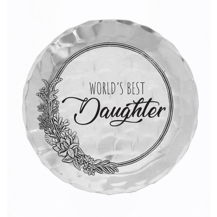 World's Best- Floral Coaster