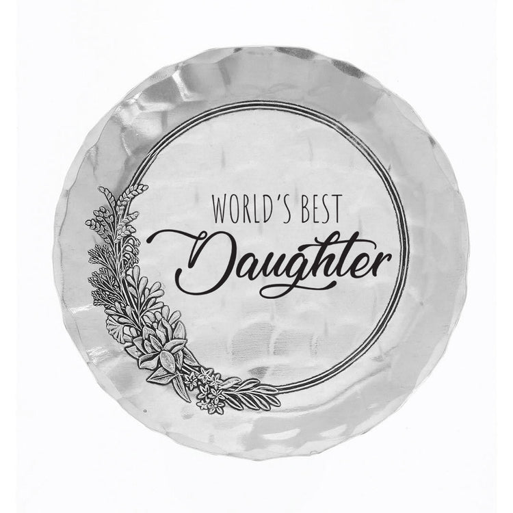 World's Best- Floral Coaster