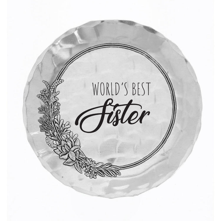 World's Best- Floral Coaster