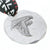 Atlanta Falcons Small Round Ornament (Aluminum) - Wendell August Forge