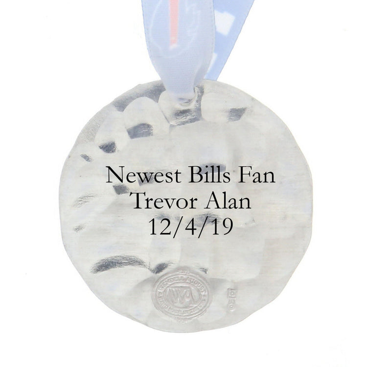 Buffalo Bills Small Round Ornament (Aluminum)
