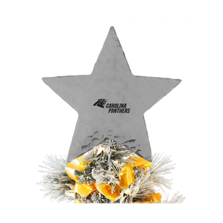 Carolina Panthers Star Tree Topper (Aluminum)