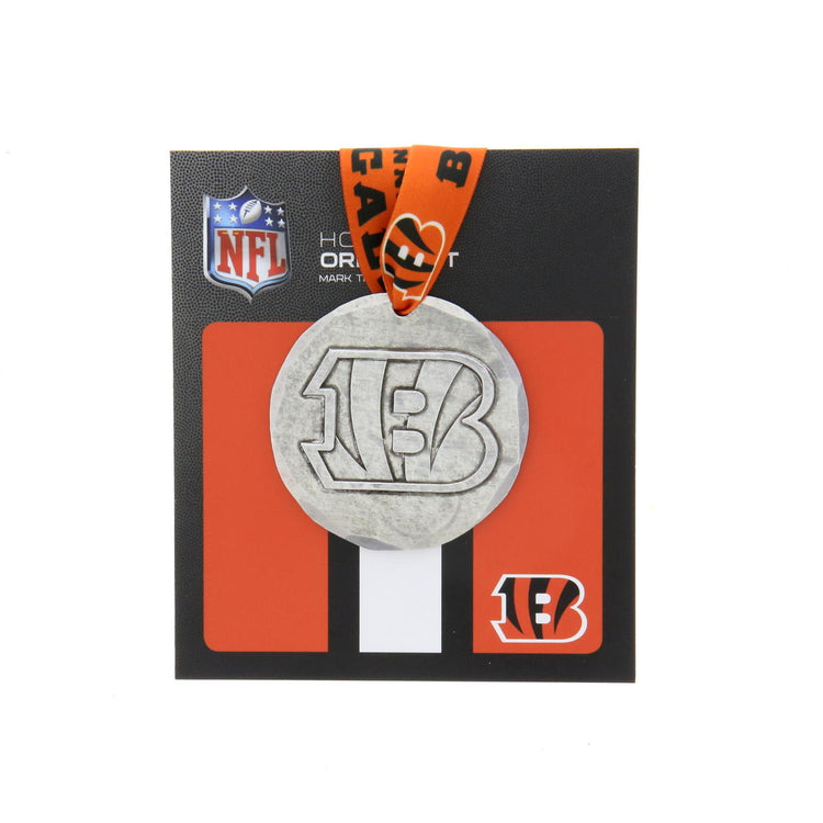 Cincinnati Bengals Small Round Ornament (Aluminum)