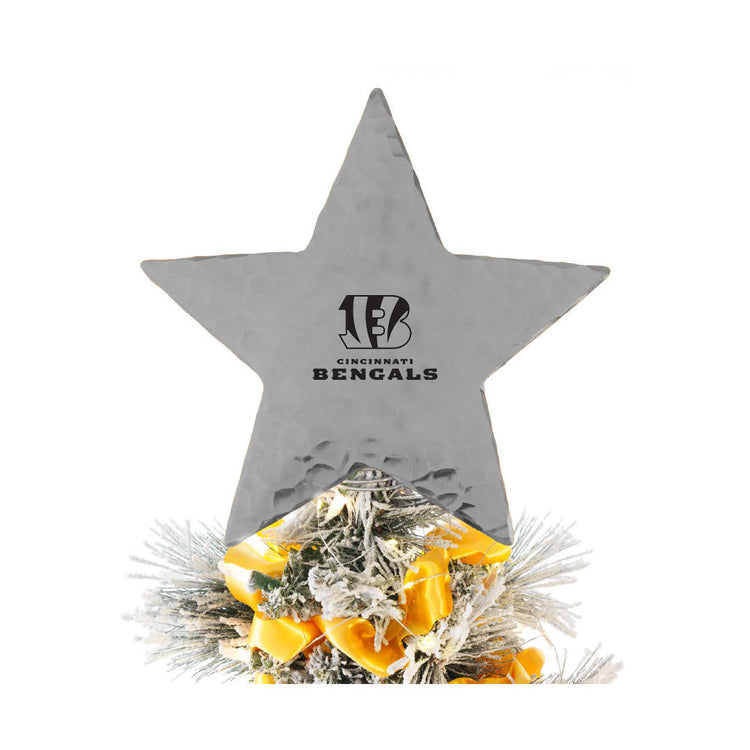 Cincinnati Bengals Star Tree Topper (Aluminum)