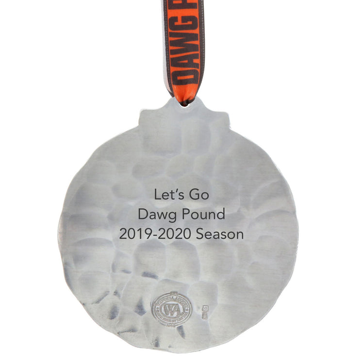 Cleveland Browns Classic Round Ornament (Aluminum)