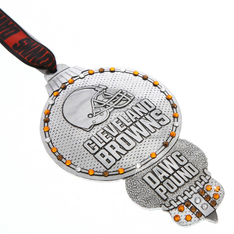 Cleveland Browns Collector's Edition Ornament with  Crystals