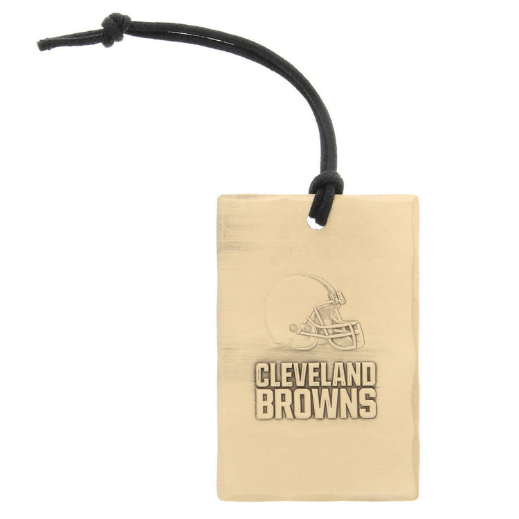Cleveland Browns Logo Bag Tag (Bronze) 