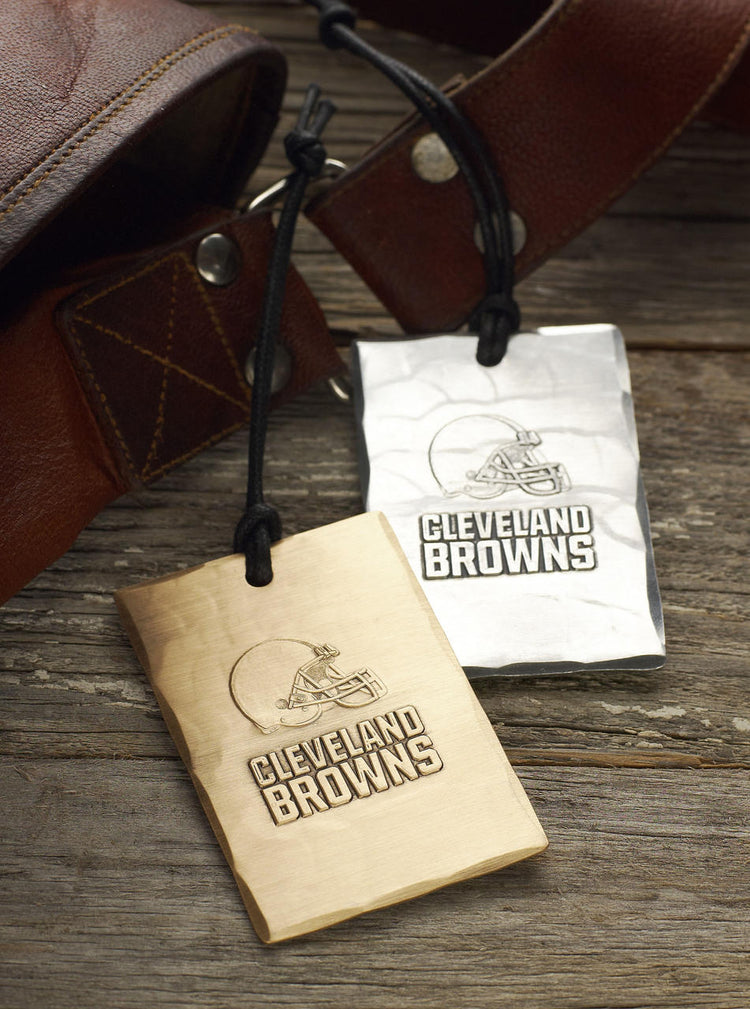Cleveland Browns Logo Bag Tag (Bronze)