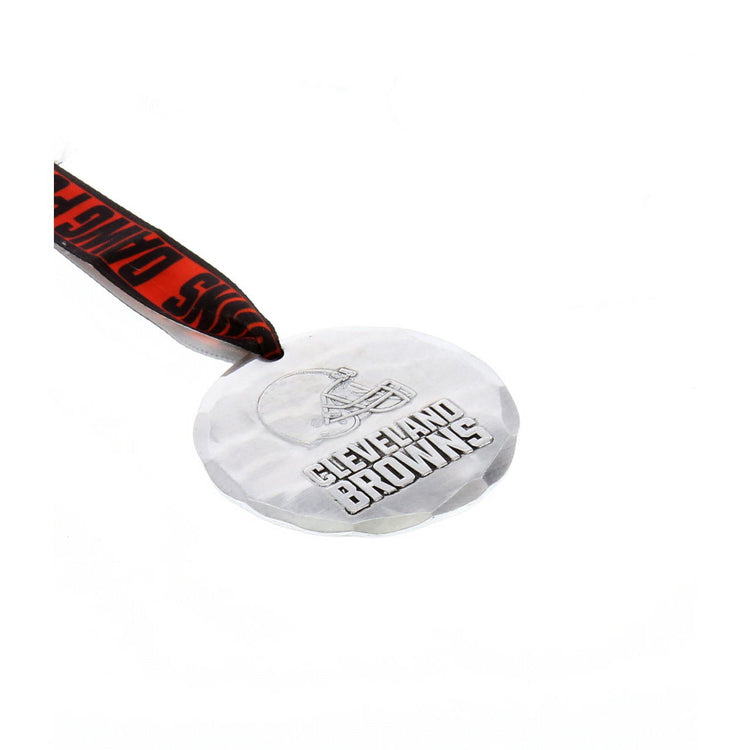 Cleveland Browns Small Round Ornament (Aluminum)