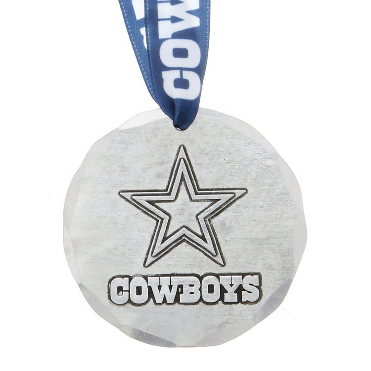 Dallas Cowboys Small Round Ornament (Aluminum)