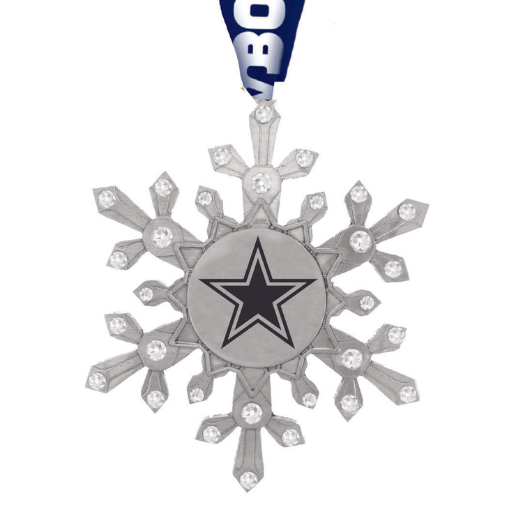 Dallas Cowboys Snowflake Collectible Ornament