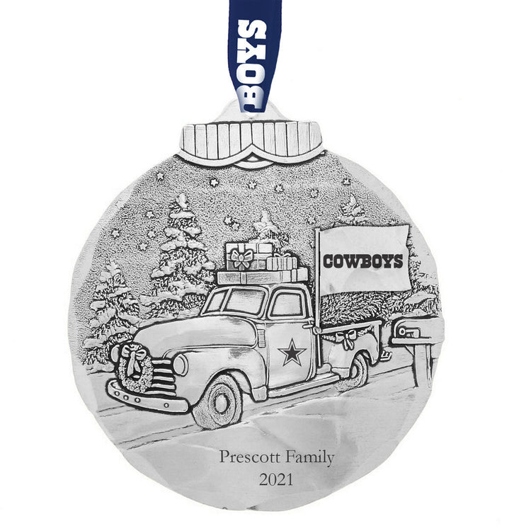 Dallas Cowboys Tailgating Ornament (Aluminum)
