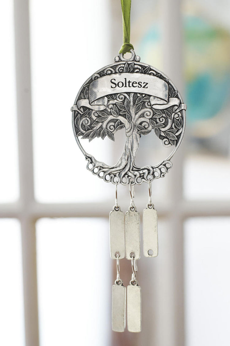 Family Tree Two Hole Expansion Tag