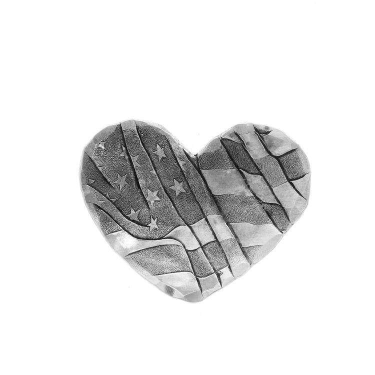 Heart of America Small Heart Tray - Wendell August Forge