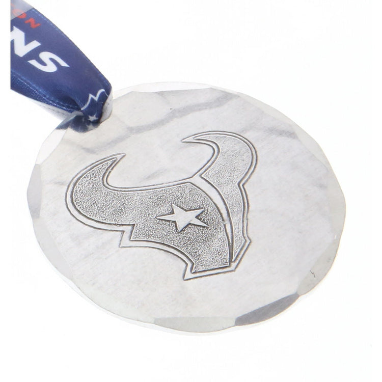 Houston Texans Small Round Ornament (Aluminum) 