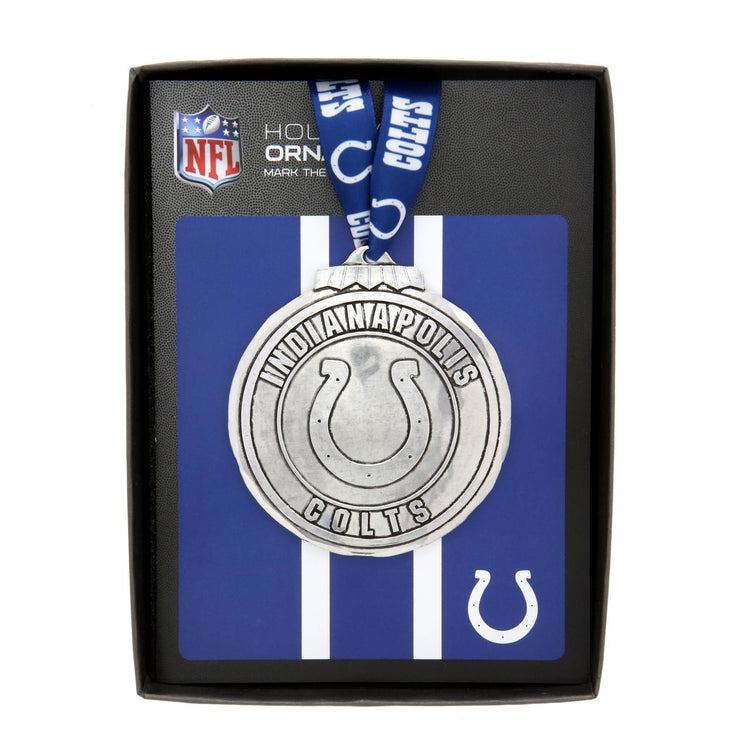 Indianapolis Colts Classic Round Ornament (Aluminum) 