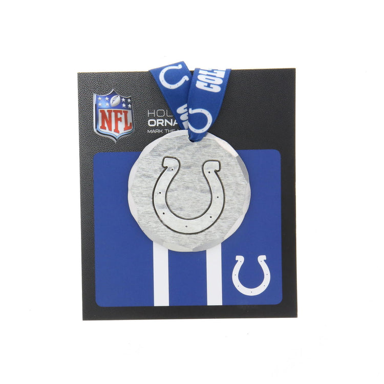 Indianapolis Colts Small Round Ornament (Aluminum) 
