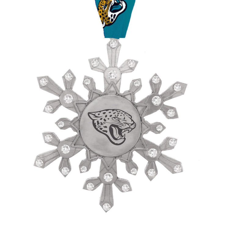 Jacksonville Jaguars Snowflake Collectible Ornament