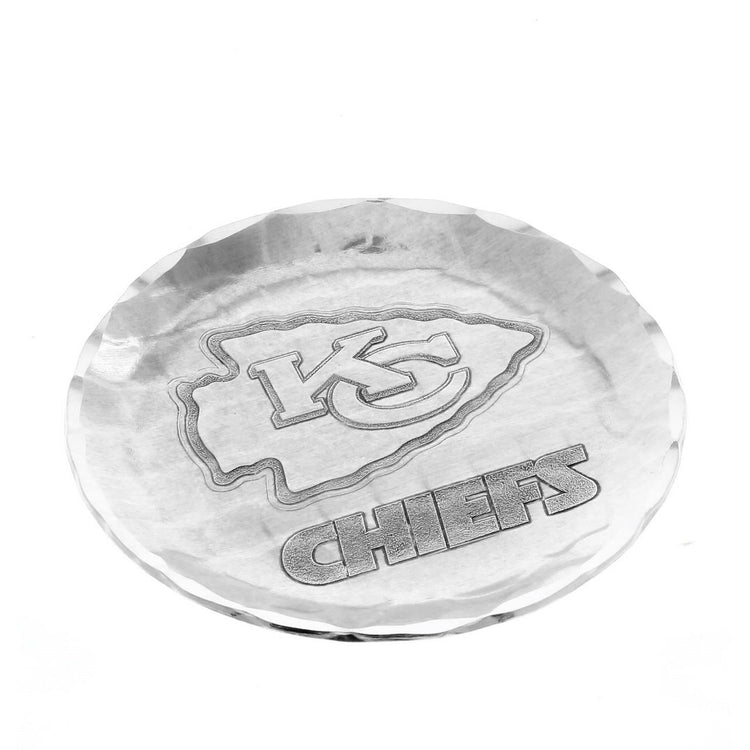 Kansas City Chiefs Logo Coaster (Aluminum) 