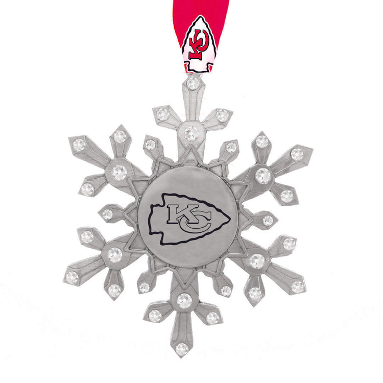 Kansas City Chiefs Snowflake Collectible Ornament