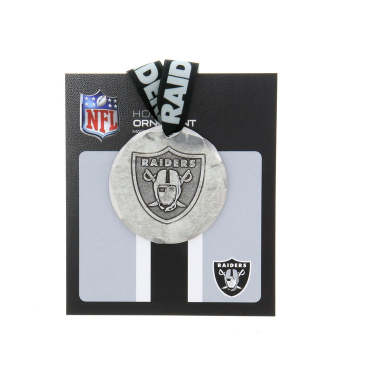 Las Vegas Raiders Small Round Ornament (Aluminum)