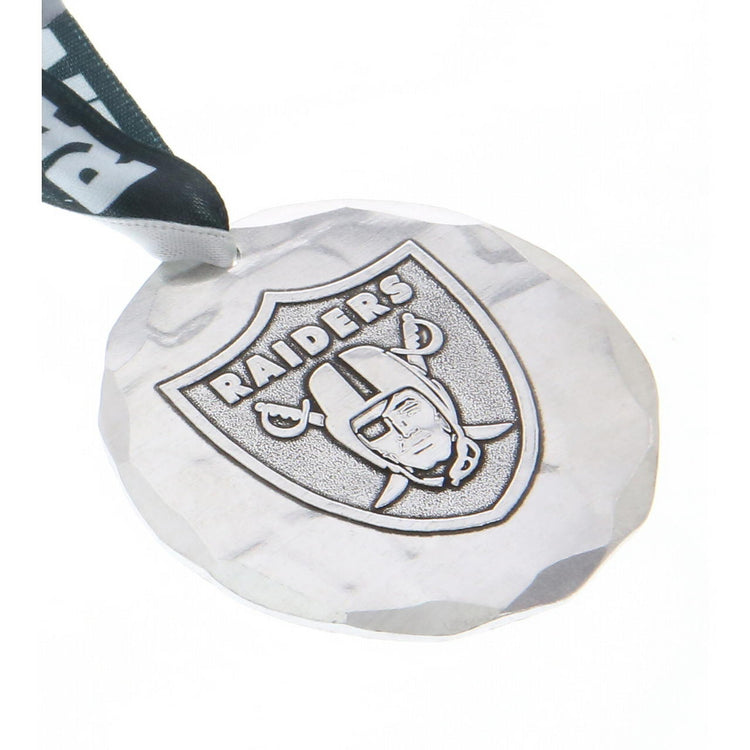 Las Vegas Raiders Small Round Ornament (Aluminum)