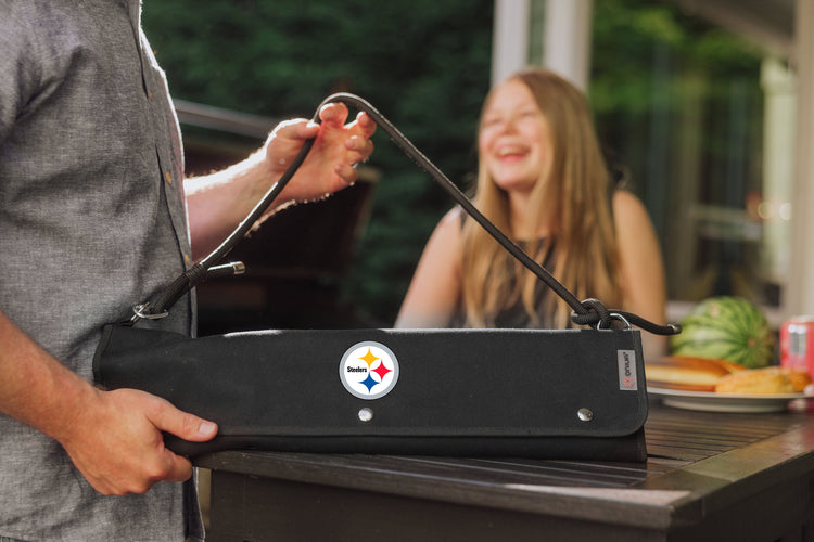 Pittsburgh Steelers - BBQ Roll Up 3 Piece Set - Wendell August Forge
