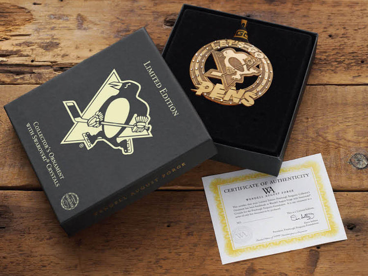Let's Go Pens Bronze Collectors Ornament 
