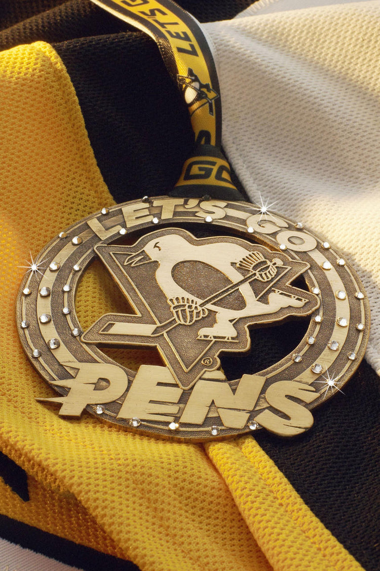 Let's Go Pens Bronze Collectors Ornament
