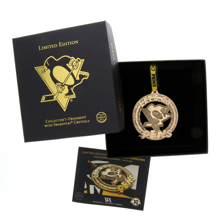 Let's Go Pens Bronze Collectors Ornament 