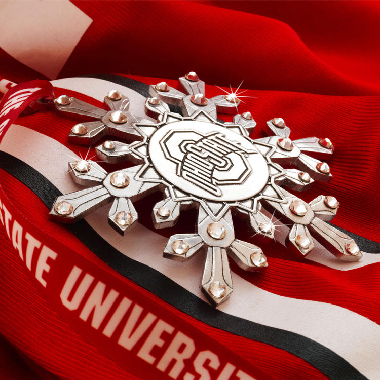 Limited Edition The Ohio State University Snowflake Ornament - Wendell August Forge
