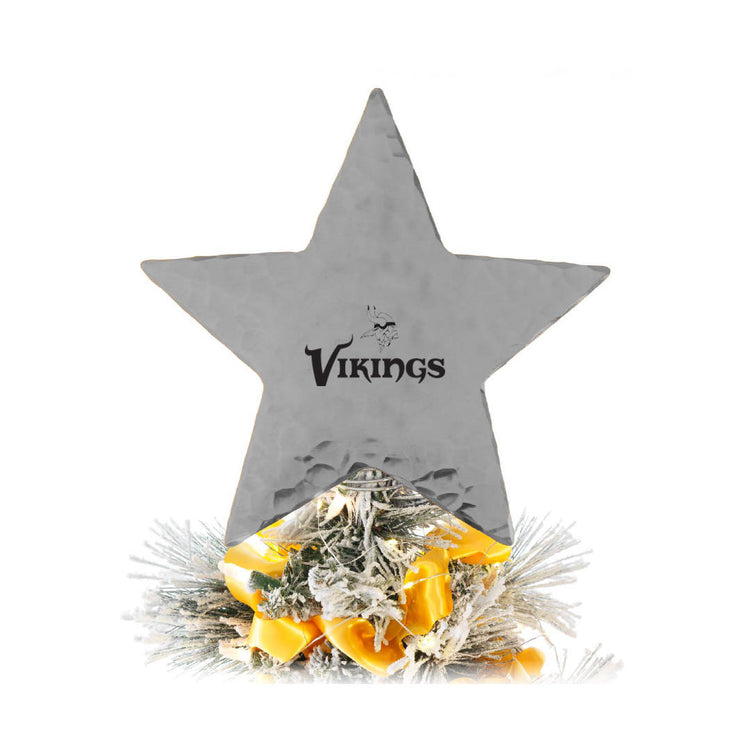 Minnesota Vikings Star Tree Topper (Aluminum)