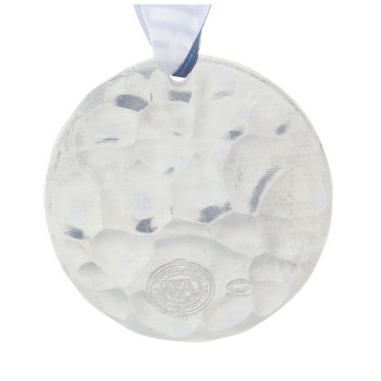 New England Patriots Small Round Ornament (Aluminum)