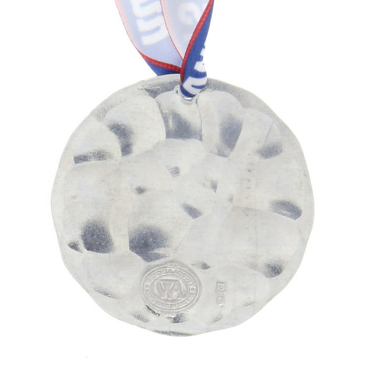New York Giants Small Round Ornament (Aluminum)