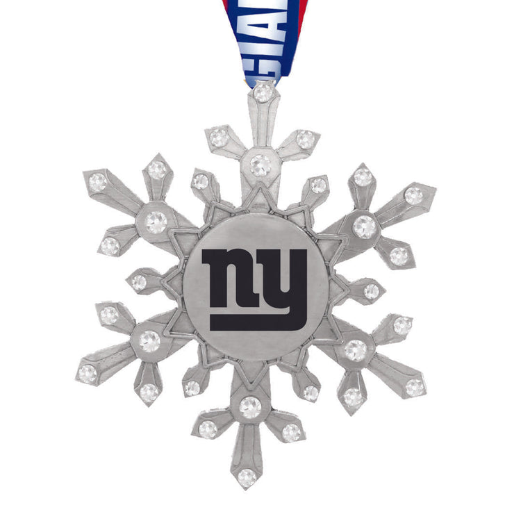 New York Giants Snowflake Collectible Ornament