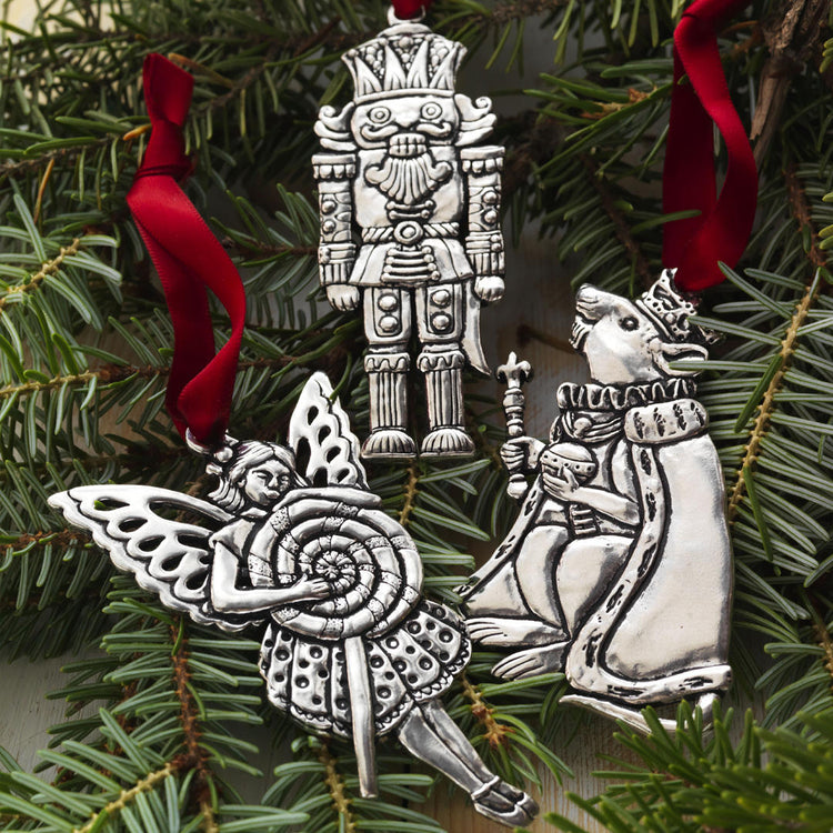 Nutcracker 3-Piece Ornament Set