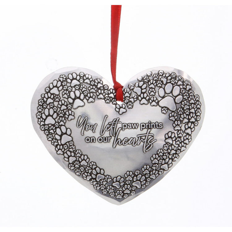 Pet Remembrance Heart Ornament