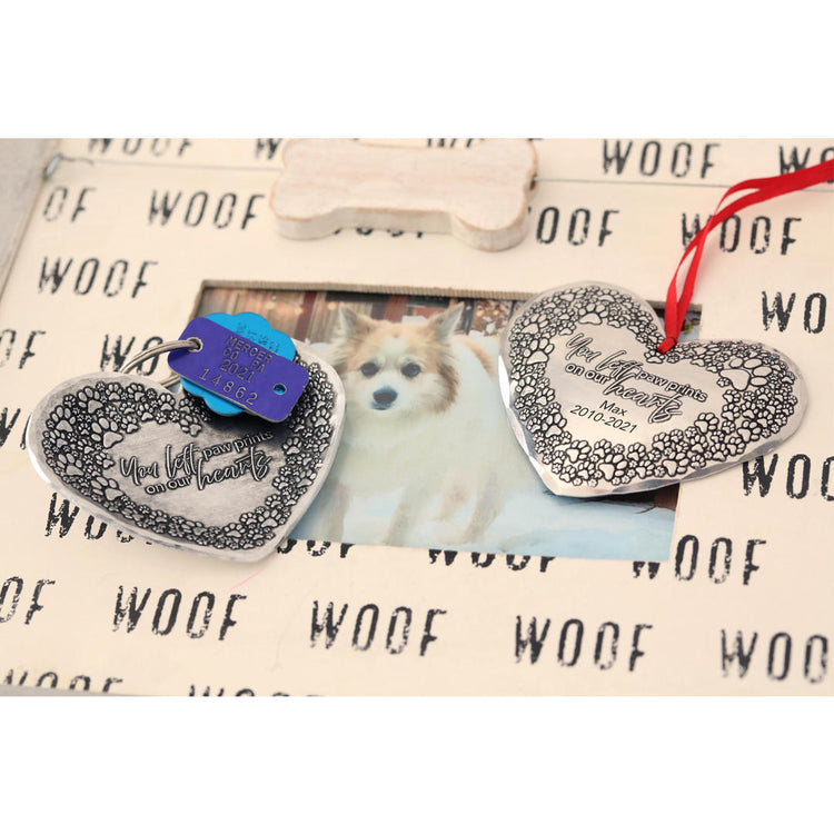 Pet Remembrance Heart Trinket Tray