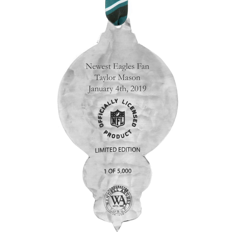 Philadelphia Eagles Collector's Edition Ornament with  Crystals