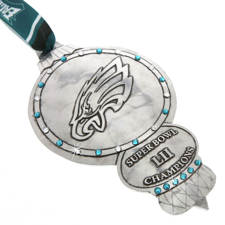 Philadelphia Eagles Collector's Edition Ornament with  Crystals 