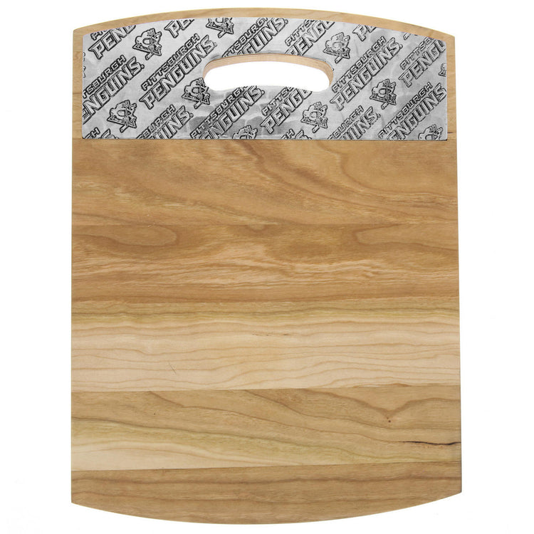 Pittsburgh Penguins Patterned Cherry Cutting Board 