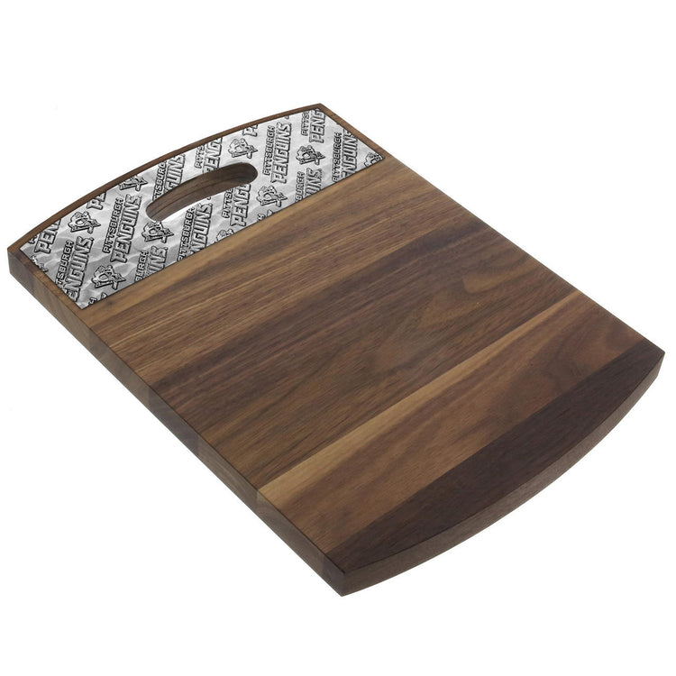 Pittsburgh Penguins Patterned Walnut Cutting Board