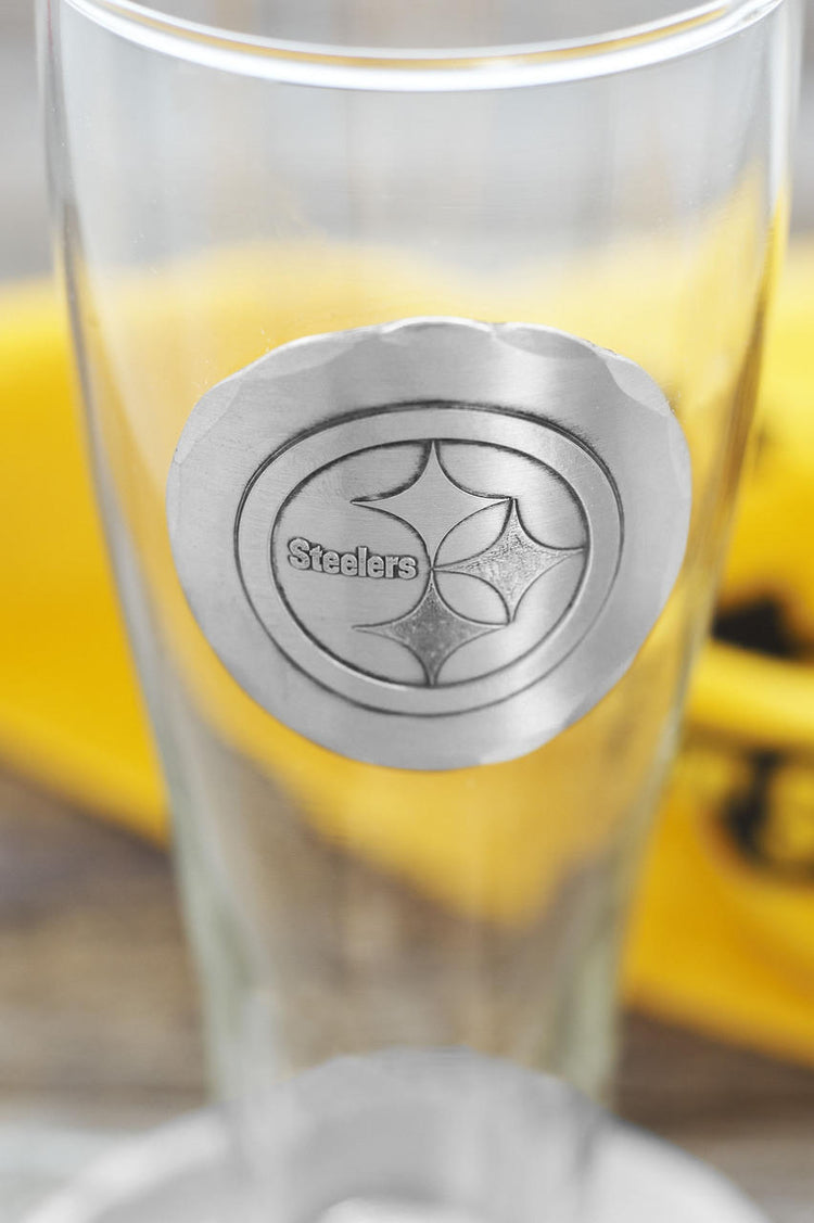 Pittsburgh Steelers 2-Piece Pilsner Set in Collectible Box (Aluminum)